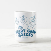 Grinch's Heart wuchs um 3 Größen Kaffeetasse (Mittel)