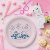 Grinch's Heart wuchs um 3 Größen Pappteller (Party)