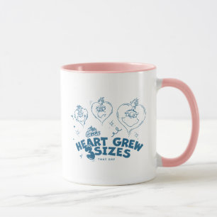 Grinch's Heart wuchs um 3 Größen Tasse