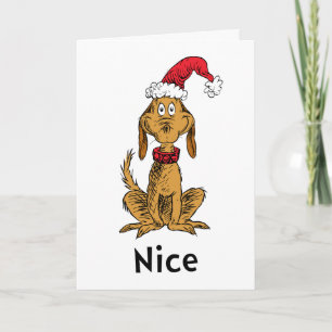 Grinchs Max Weihnachtsmann-Hut Karte