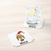 Grinchs Max | Weihnachtsmann-Hut Untersetzer (Vor Ort)