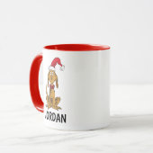 Grinchs Max | Weihnachtsmannmütze Tasse (Vorderseite Links)
