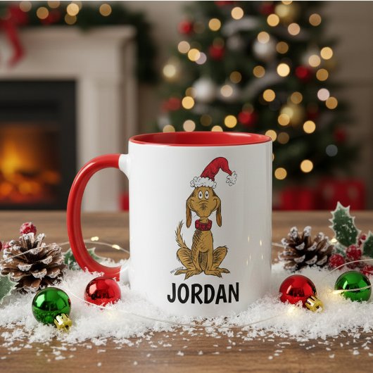 Grinchs Max | Weihnachtsmannmütze Tasse
