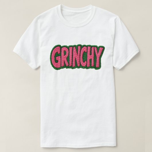 Grinchy Crochet T-Shirt (Design vorne)
