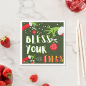 GRINCHY Mahjong Bless Your Tiles Napkins Serviette (Beispiel)
