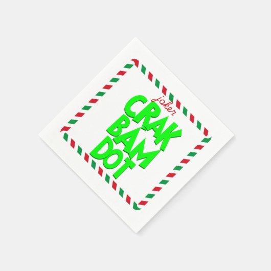 Grinchy Mahjong Napkins Crak Bam Dot! Joker Serviette (Ecke)
