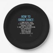 Grind Dancing Tutorial - NICHT! 9" Pappteller (Vorderseite)