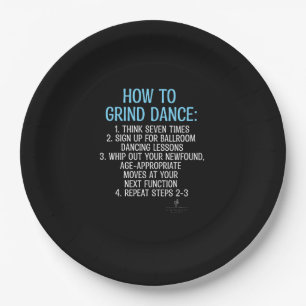 Grind Dancing Tutorial - NICHT! 9" Pappteller