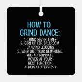Grind Dancing Tutorial - NICHT! Ornament Aus Metall (Vorderseite)