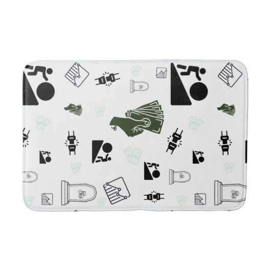 Grind & Gain Bath Mat Badematte (Vorderseite)