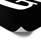 Grind, Grit, Gain, Hustle, Fitness, Erfolgsmotivat Poster (Ecke)