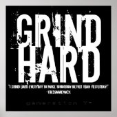 GRIND HARD Poster (Vorne)