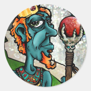 Grind King Scepter_JGAD Runder Aufkleber