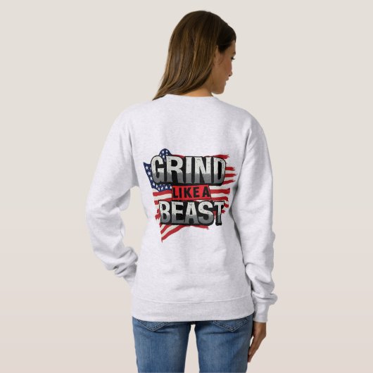 GRIND LIKE A BEAST SWEATSHIRT (Schwarz voll)