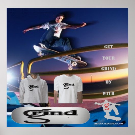 Grind Poster von G Skateboards (Vorne)