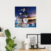 Grind Poster von G Skateboards (Heimbüro)