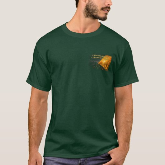 Grind to Abundance Minimal Trader Chest T-Shirt (Vorderseite)