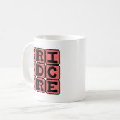 Grindcore, Musikgenre Kaffeetasse (Vorderseite Links)