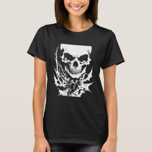 Grindcore Okkult Horror Schädel Death Metal Thrash T-Shirt