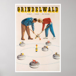 Grindelwald Art Schweizer Reiseplakat Schweiz Poster
