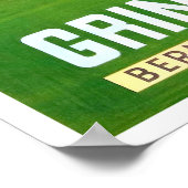 Grindelwald, Bergspitze, Schweiz, Vintag Poster (Ecke)