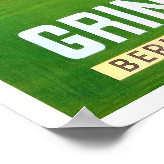 Grindelwald, Bergspitze, Schweiz, Vintag Poster (Ecke)