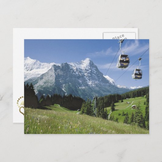 Grindelwald Drahtseilbahnen Postkarte (Vorne/Hinten)