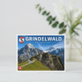 Grindelwald – First Cliff Walk, Schweiz Postkarte (Stehend Vorderseite)
