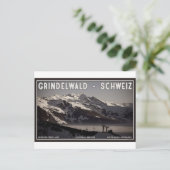 Grindelwald Fog Postkarte (Stehend Vorderseite)