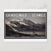Grindelwald Fog Postkarte (Vorderseite)
