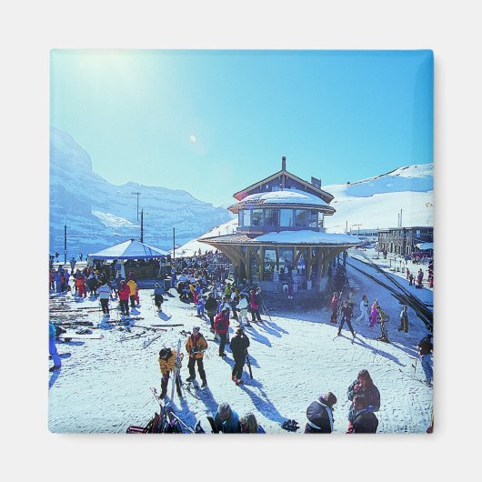 Grindelwald Grund Magnet (Vorne)