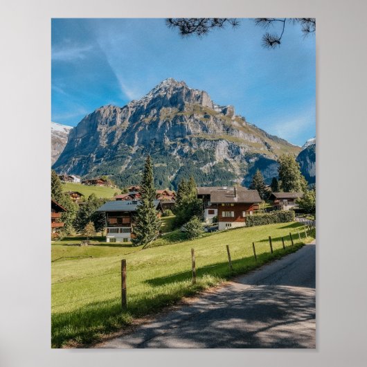 Grindelwald, Jungfrau Region Schweiz Print Poster (Vorne)