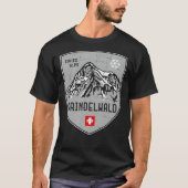 Grindelwald Mountain Switzerland Emblem Classic T T-Shirt (Vorderseite)