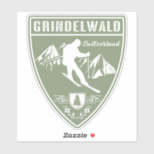 Grindelwald Schweiz Aufkleber