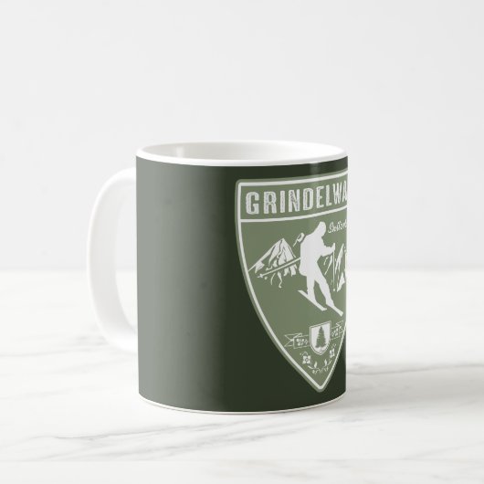 Grindelwald Schweiz Kaffeetasse (Vorderseite Links)
