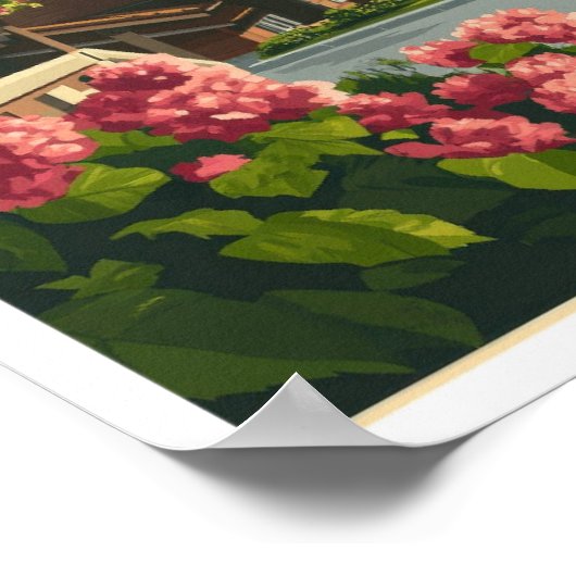 Grindelwald Schweiz Kunst, Dichtung und Musik Poster (Ecke)