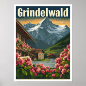 Grindelwald Schweiz Kunst, Dichtung und Musik Poster (Vorne)