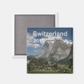 Grindelwald Schweiz Magnet-Wandel Jahr Magnet (Vorderseite/Rückseite)