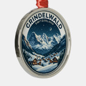 GRINDELWALD Schweiz Ornament Aus Metall (Rechts)