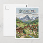 Grindelwald Schweiz Postkarte (Vorne/Hinten)
