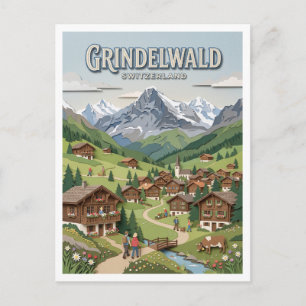 Grindelwald Schweiz Postkarte