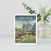 Grindelwald Schweiz Postkarte (Stehend Vorderseite)
