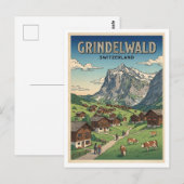 Grindelwald Schweiz Postkarte (Vorne/Hinten)