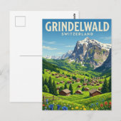 Grindelwald Schweiz Postkarte (Vorne/Hinten)