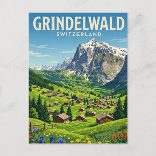 Grindelwald Schweiz Postkarte