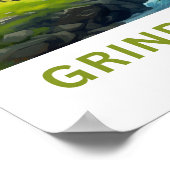 Grindelwald Schweiz Reisen Print Poster (Ecke)