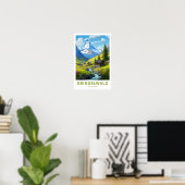 Grindelwald Schweiz Reisen Print Poster (Heimbüro)