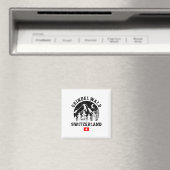 Grindelwald Schweiz Skigebiet Alpen Magnet (In Situ (Geschirrspüler))
