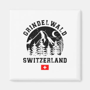 Grindelwald Schweiz Skigebiet Alpen Magnet