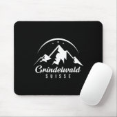 Grindelwald Schweiz Skigebiet Snowboarden Mousepad (Mit Mouse)